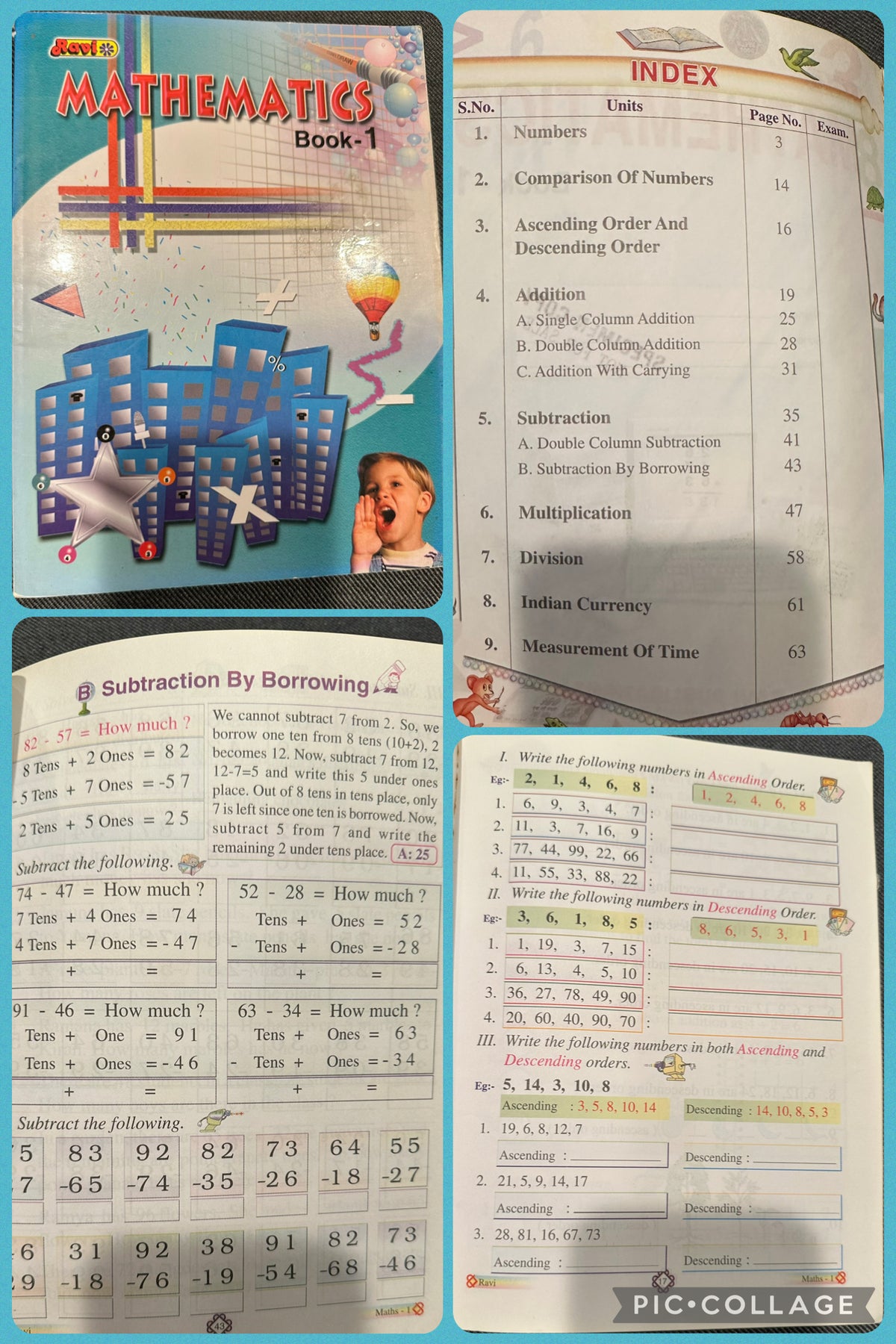 New math activity book 64 pg