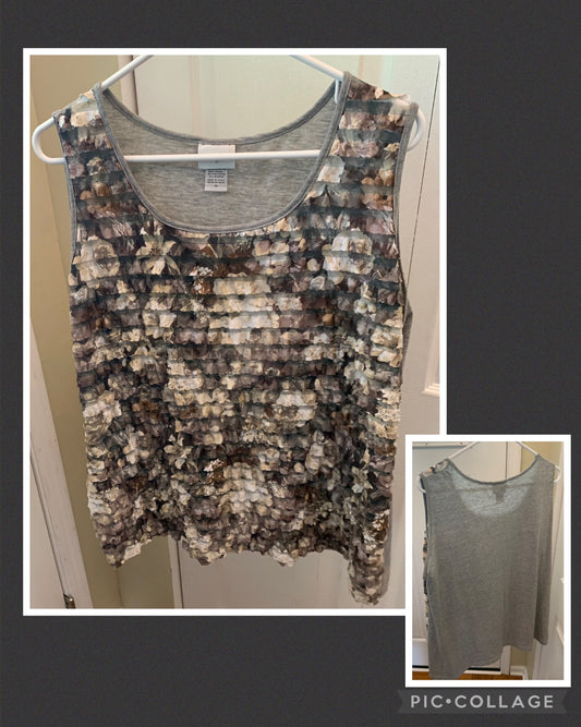 1x Jaclyn Smith top 95 poly 5 spandex - size Women - 1X (16/18W)