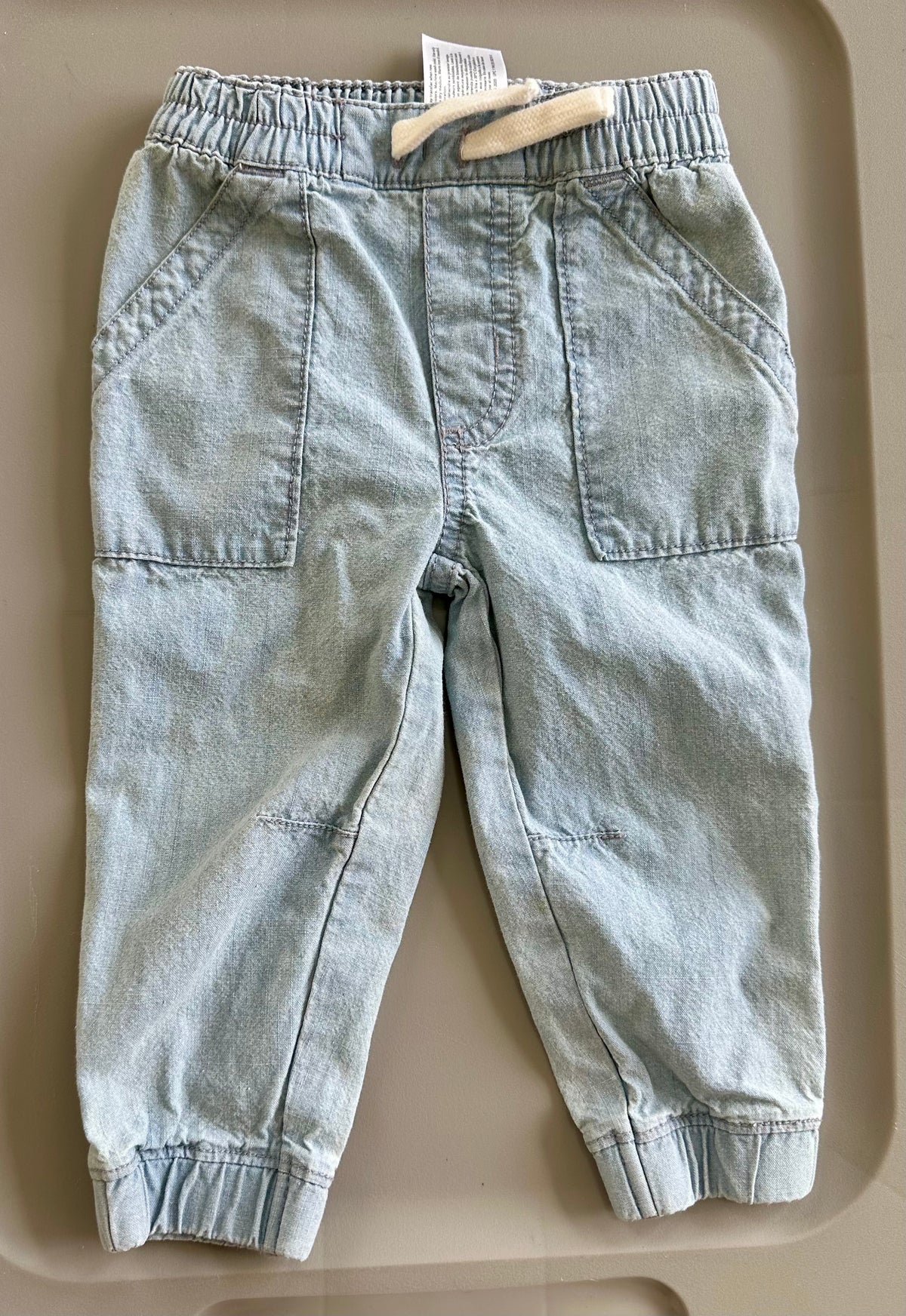 12 m cotton light blue Carter's Pants - size Month - 9-12 / 12M