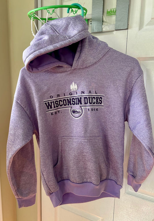 10/12 Wisconsin Ducks Like new hoodie - size Youth - 10 (L)