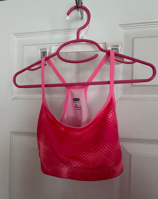 10/12 old navy bra Pinkish Corral color - size Youth - 10 (L)