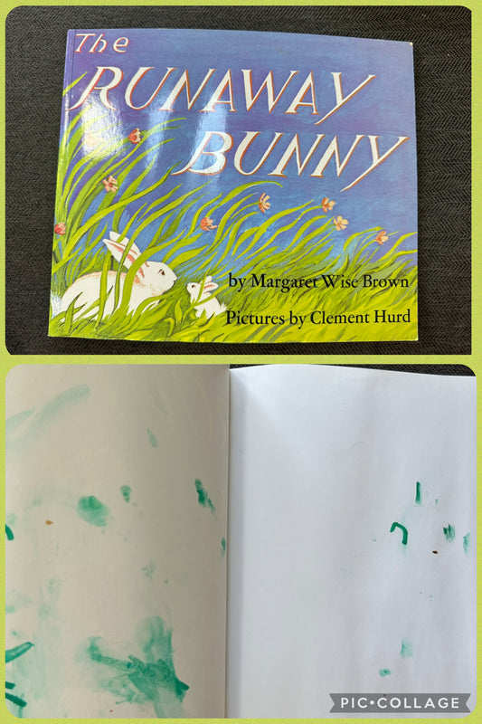 Marker in front cover Run away bunny GUC
