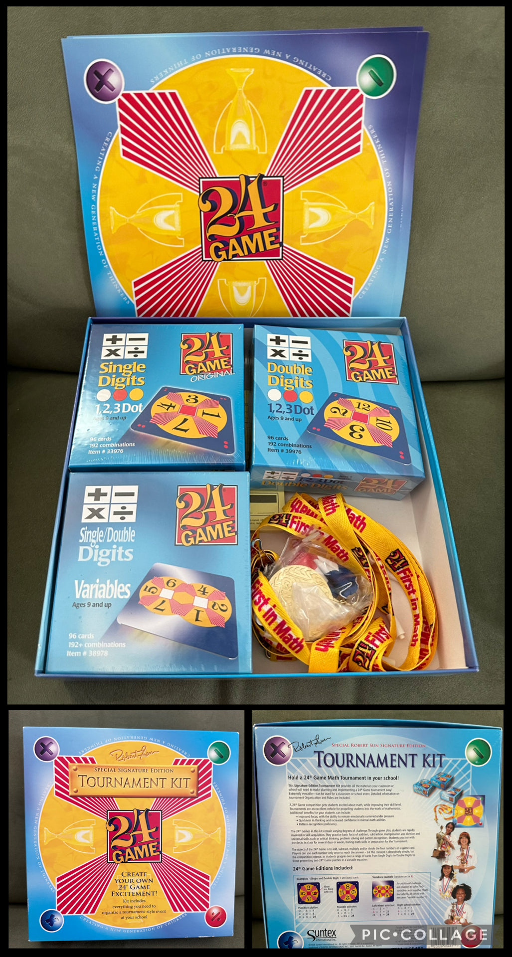 New inside box Math 3 box tournament set