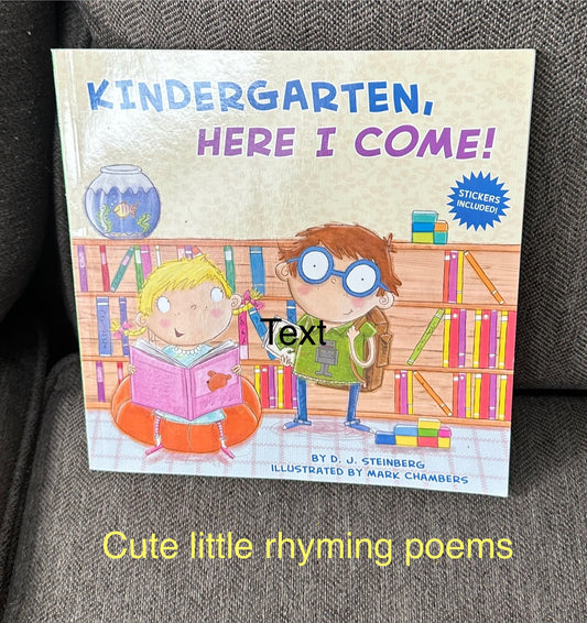 Kindergarten here I come Good to great condition