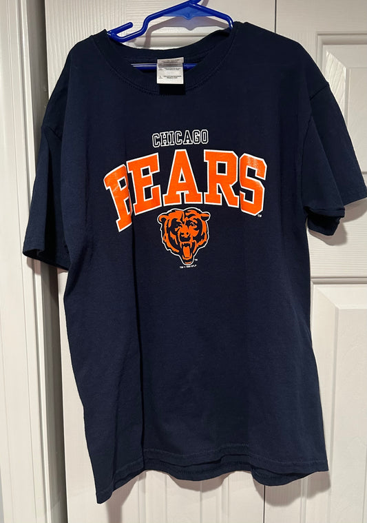 Bears navy tshirt Gilden Like new tagged L - size Youth - 12 (L)