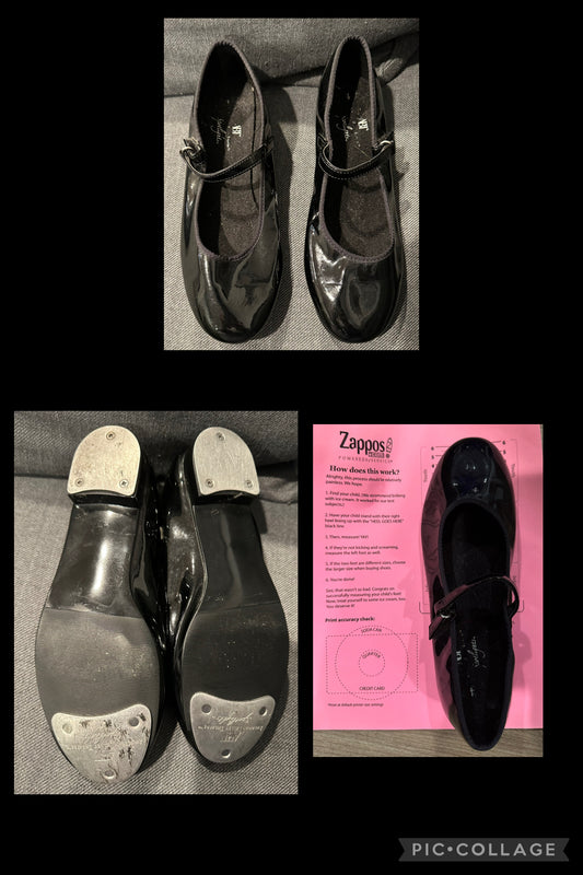 ABT spotlight tap shoes Velcro strap close - size Shoes - Kids 6