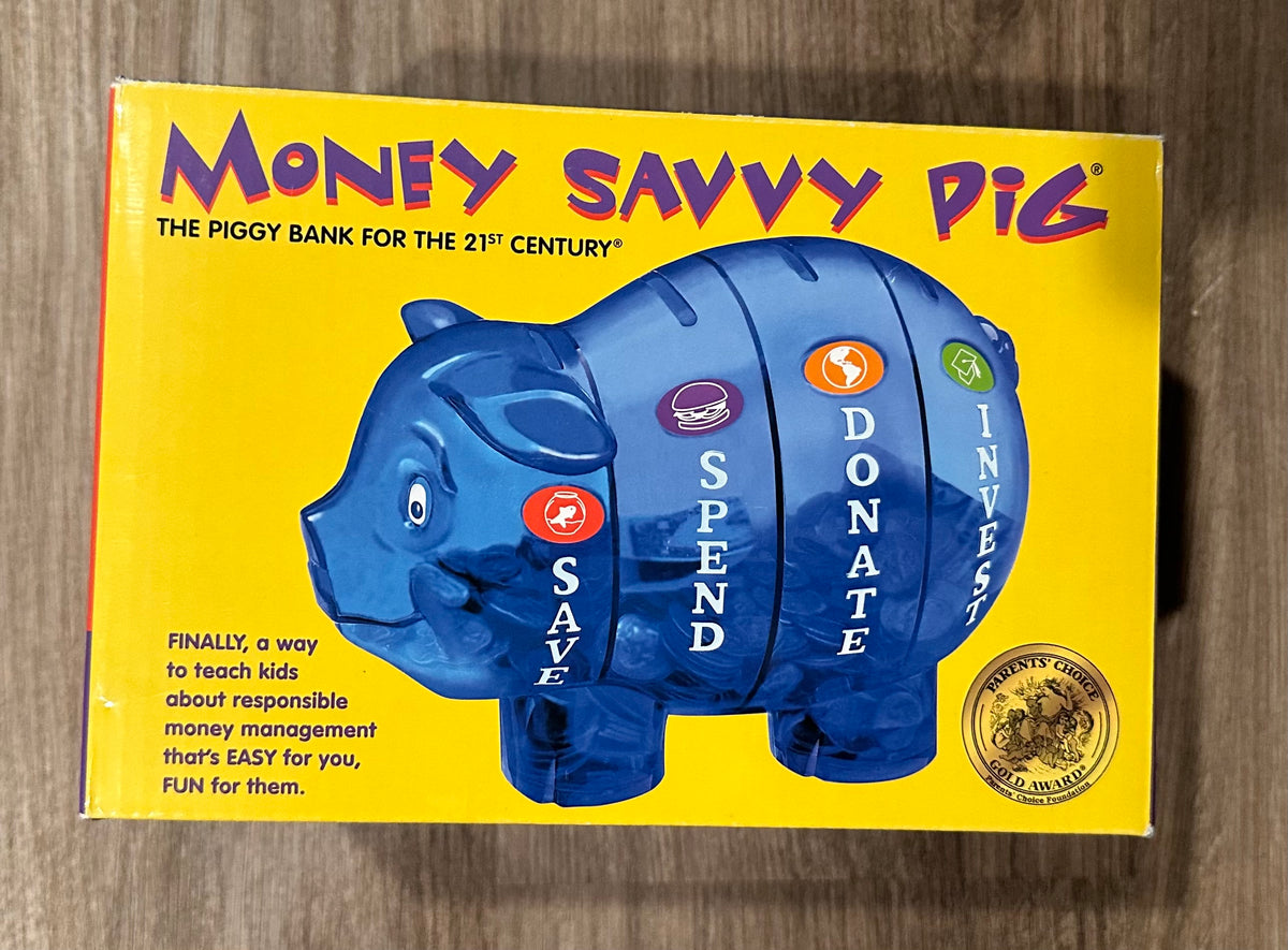 Money Saving piggy bank Opened but never used