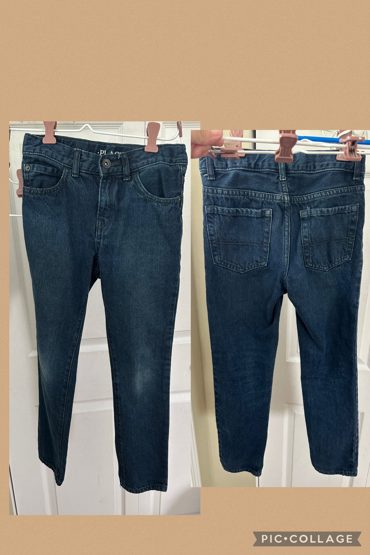 8 PLACE skinny jeans Adjustable, knee wear - size Youth - 8 (M)