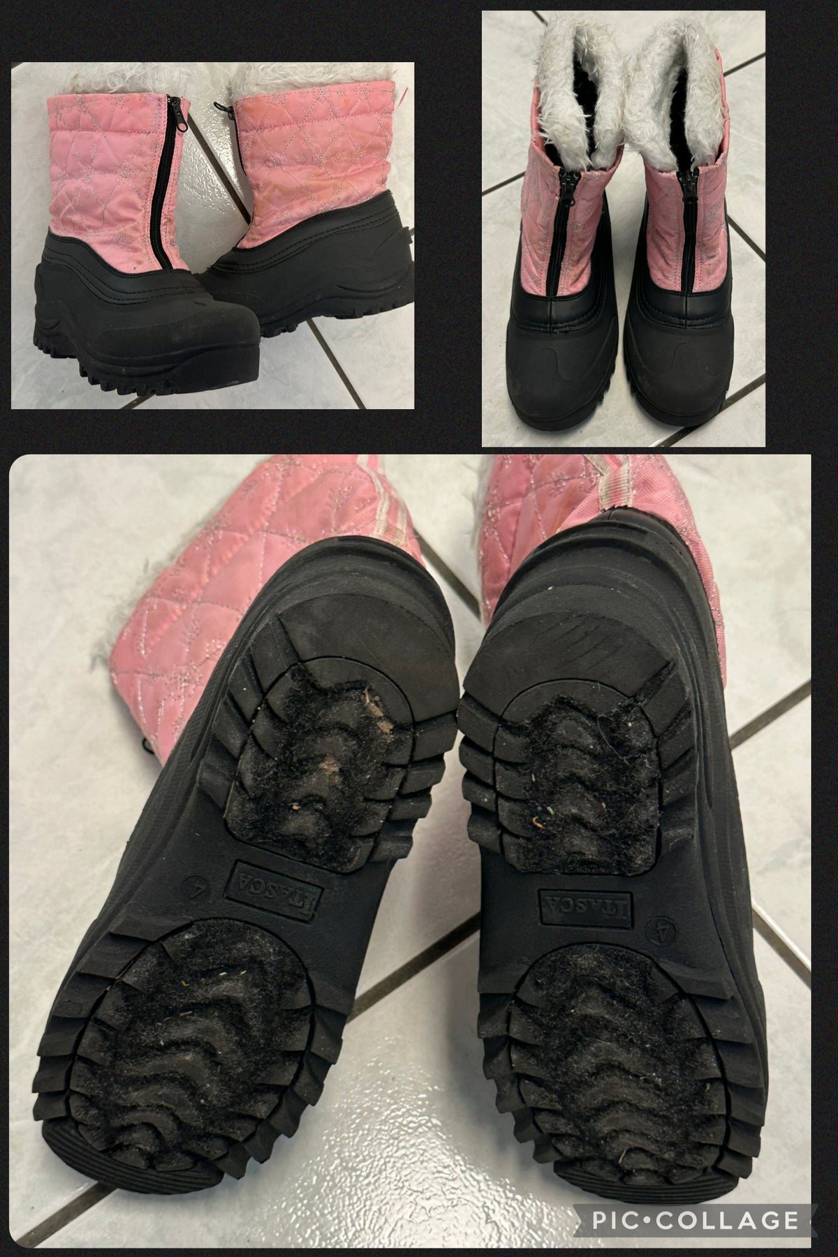 Boots light pink VGUC Itasca thermal lite - size Shoes - Kids 4
