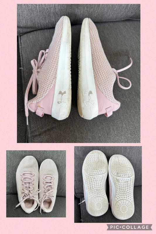 7.5 under amour shoe Dusty pink color machine - size Shoes - Adult 7 1/2