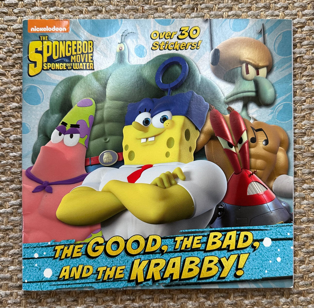 Spongebob with stickers good the bad the Krabby