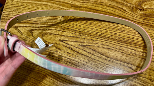 For -6-9 yrs pastel belt Possibly never worn, EUC
