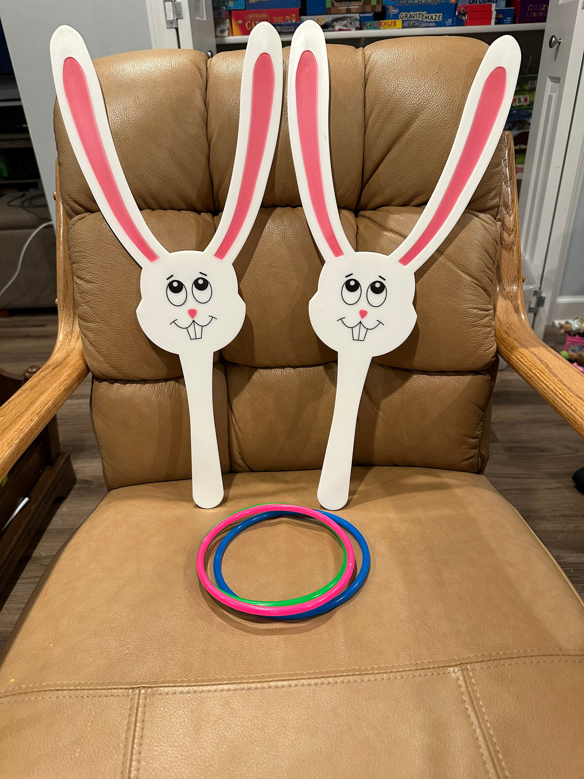 Bunny ring toss EUC