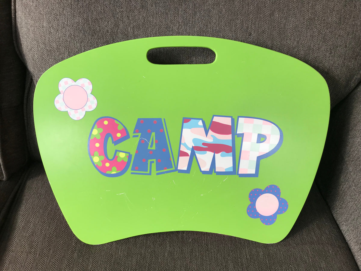 Lap desk 17x12 Camp GUC Sm. Scratches, washable