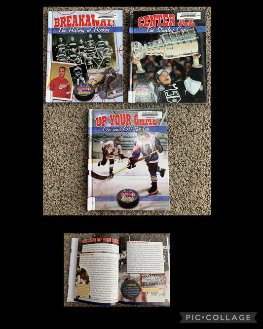 Hockey (3) 30 pg each Older elementary age