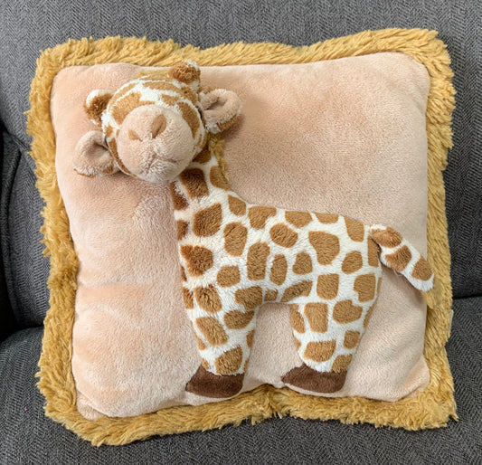 Giraffe toddler/child Pillow, for use or decor