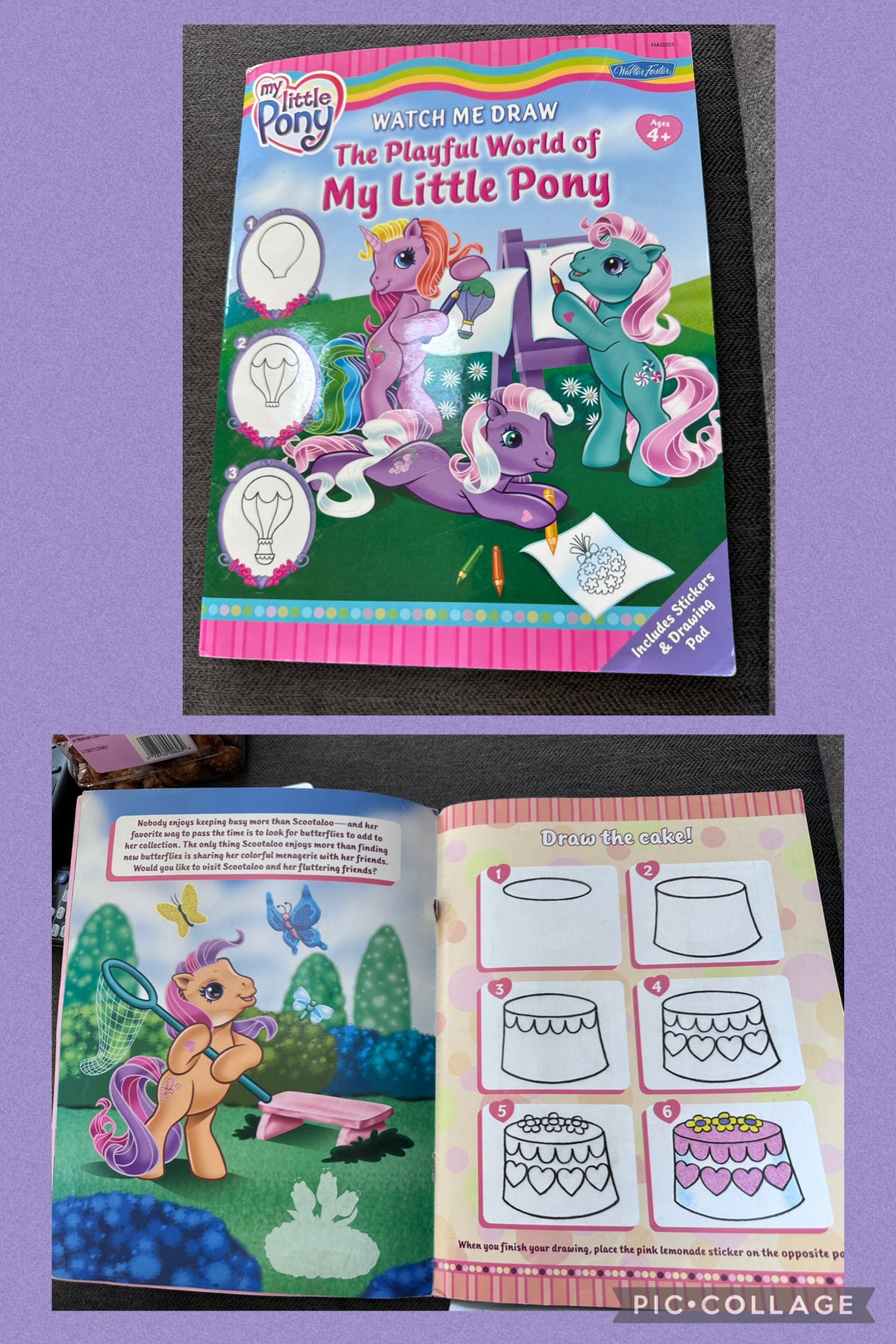 My little Pony Drawing Marks on one page, some