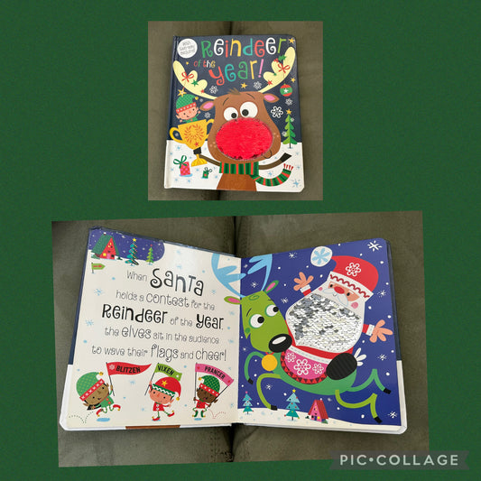 Reindeer of the year Flip sequence on pages