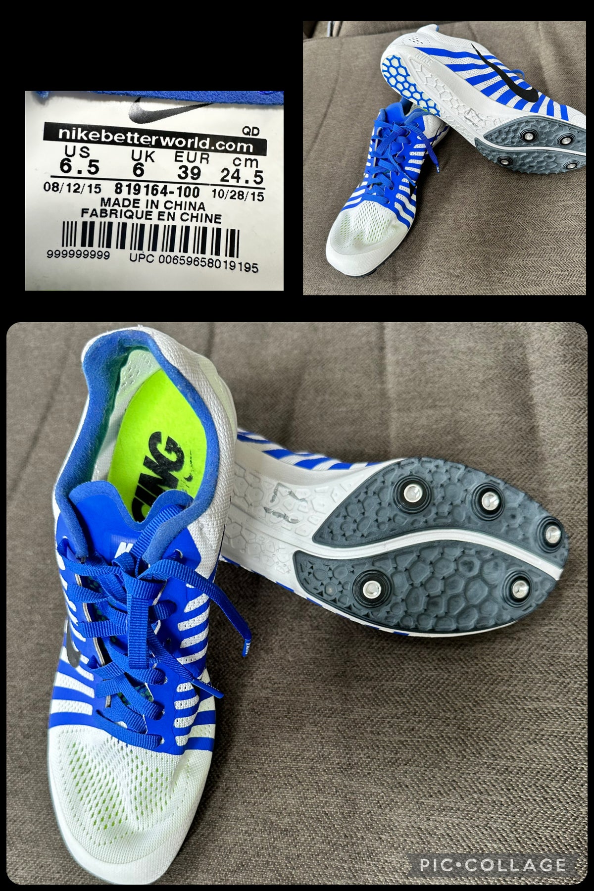 6.5 tween boy 7.5 women Nike Distance Running - size Shoes - Adult 6 1/2