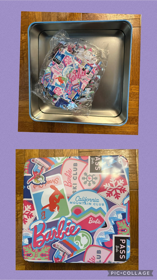 Barbie 150 pc puzzle new In cookie collector tin