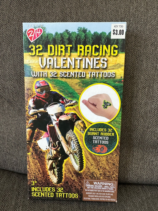 Valentine cards new bike motor cross