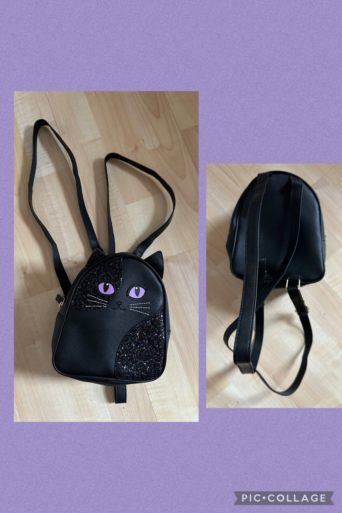 Black Cat purse EUC - 6 in x 6in used twice