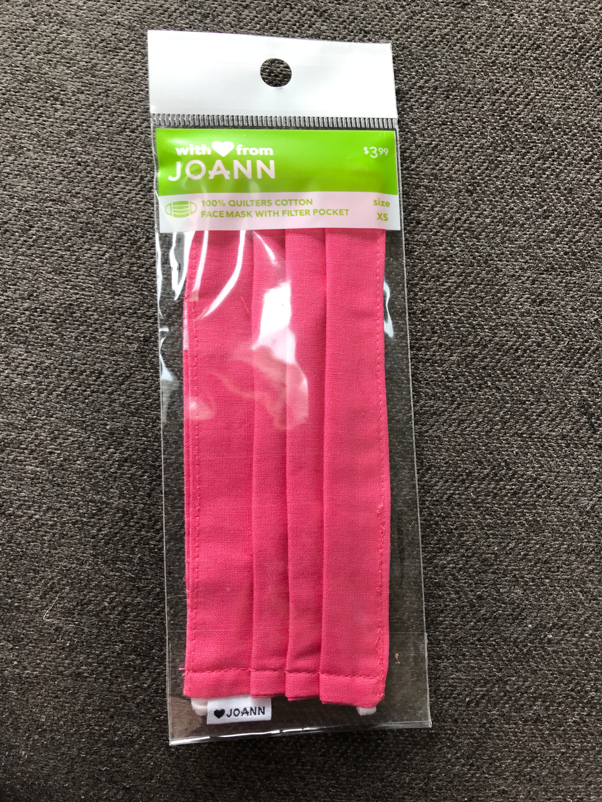 Pink fabric mask NEW Preschool- early element