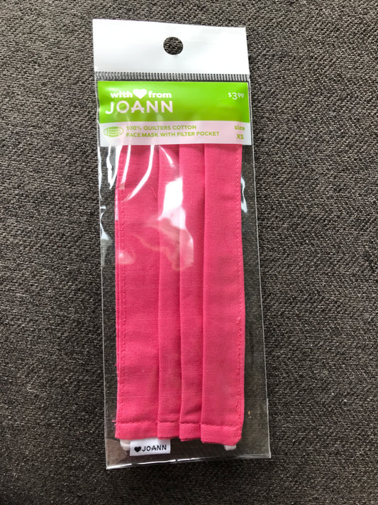 Pink fabric mask NEW Preschool- early element