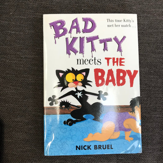 Bad Kitty meets the Baby Paperback like new