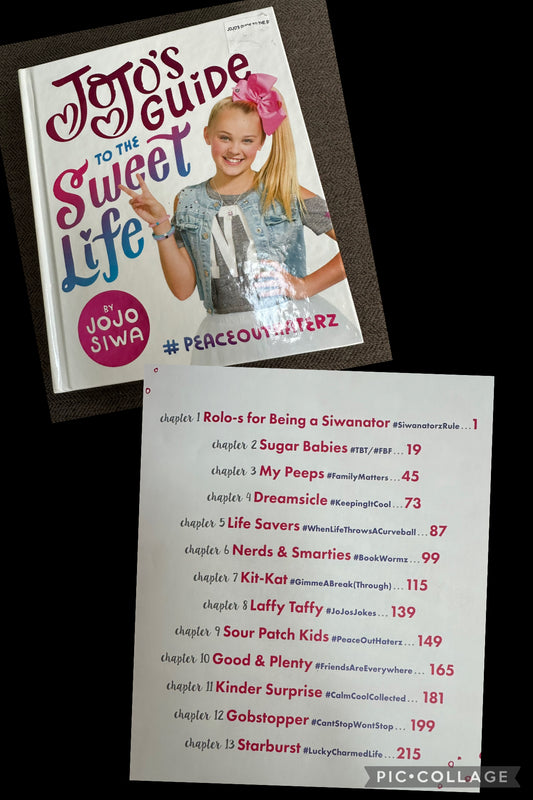 Jojo Siwa sweet life Hardcover EUC