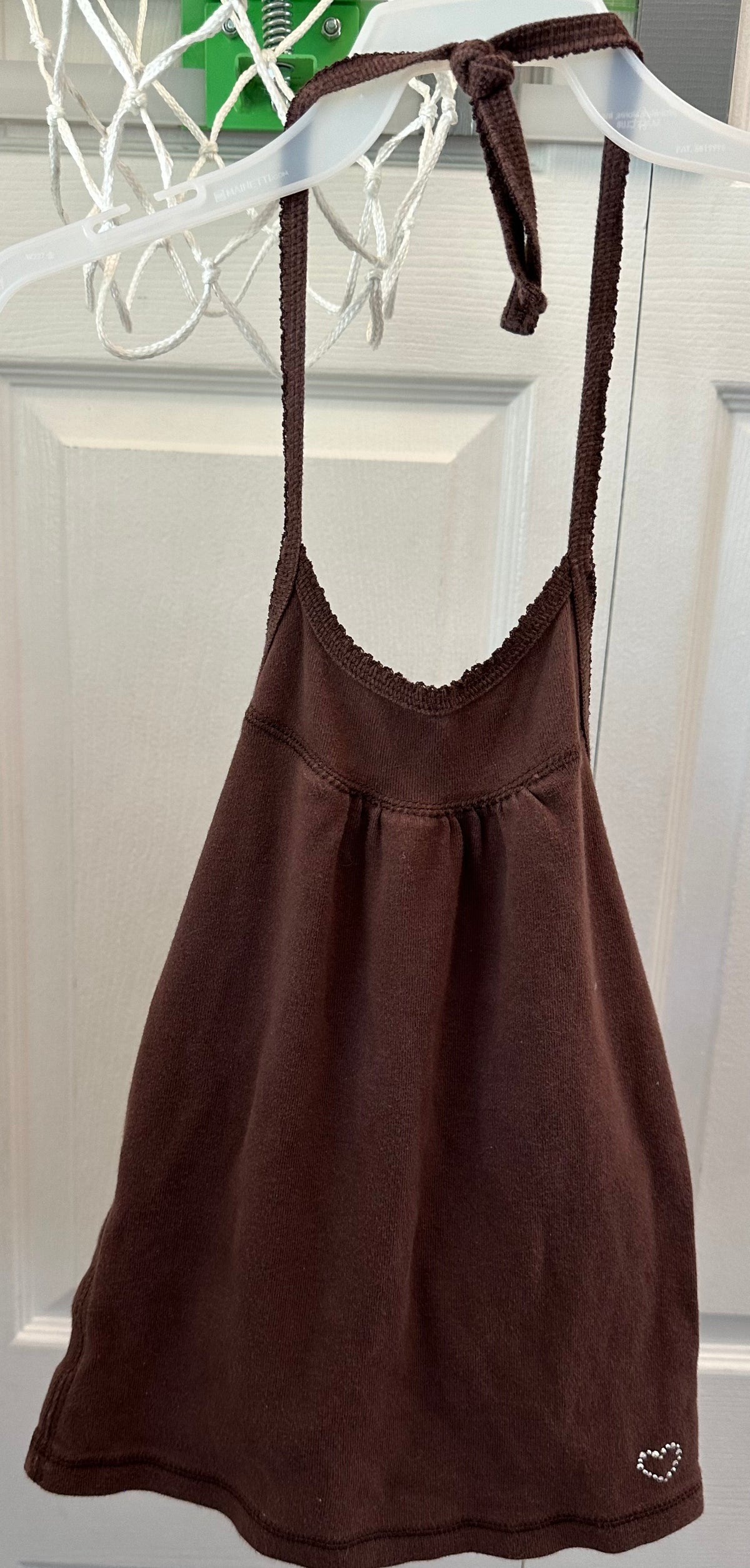 6-7 Halter top brown GAP Fits tall thin 8-9 YrOld - size Youth - 6 (S)