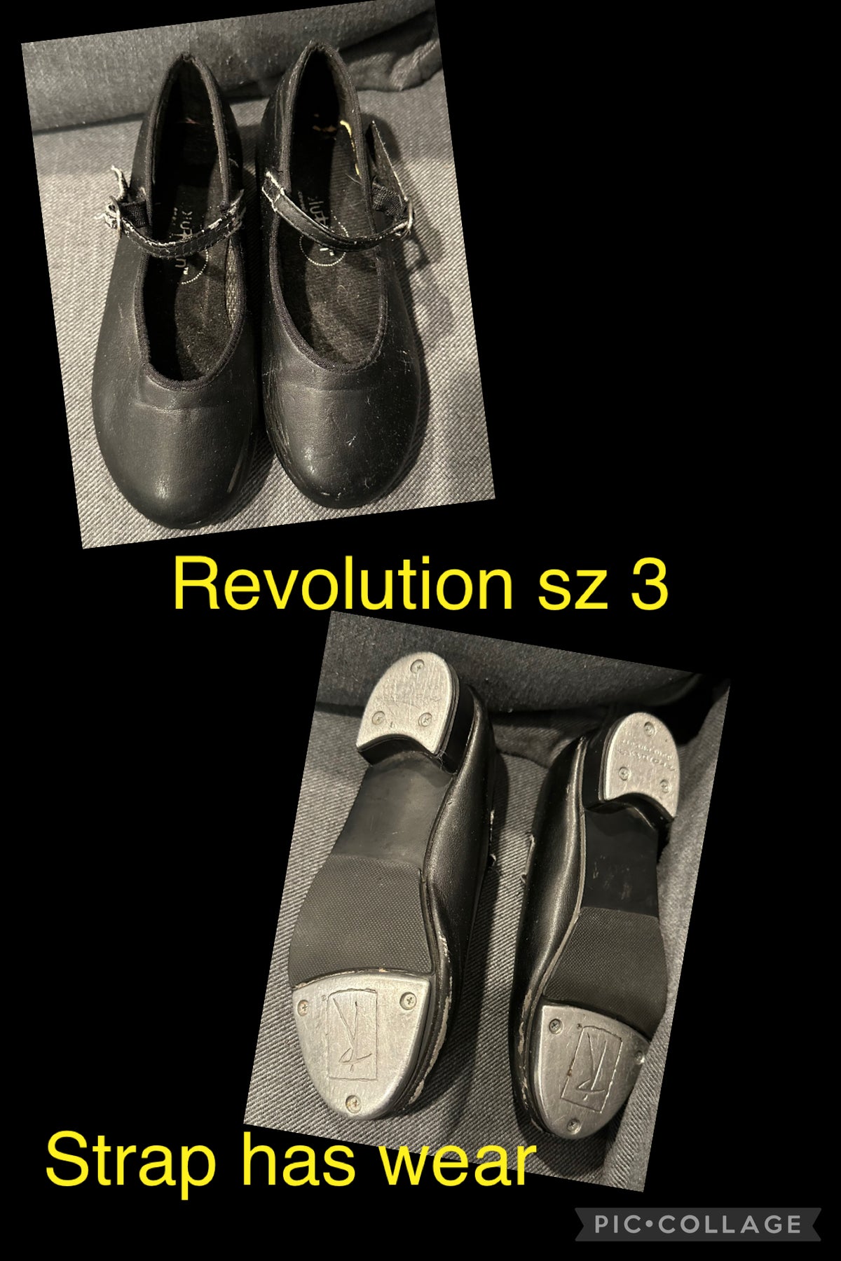 Revolution tap shoes Strap has wear - size Shoes - Kids 3