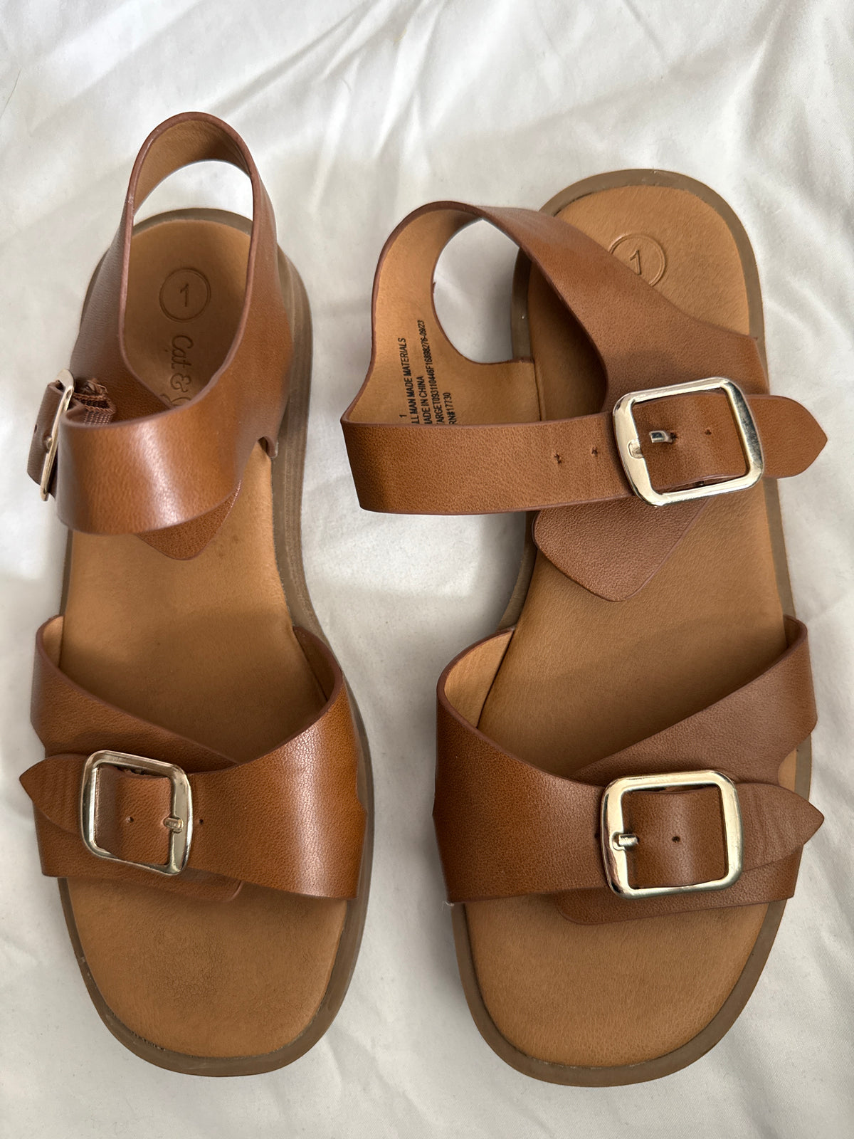 Cat and Jack sandals Brown - size Shoes - Kids 1
