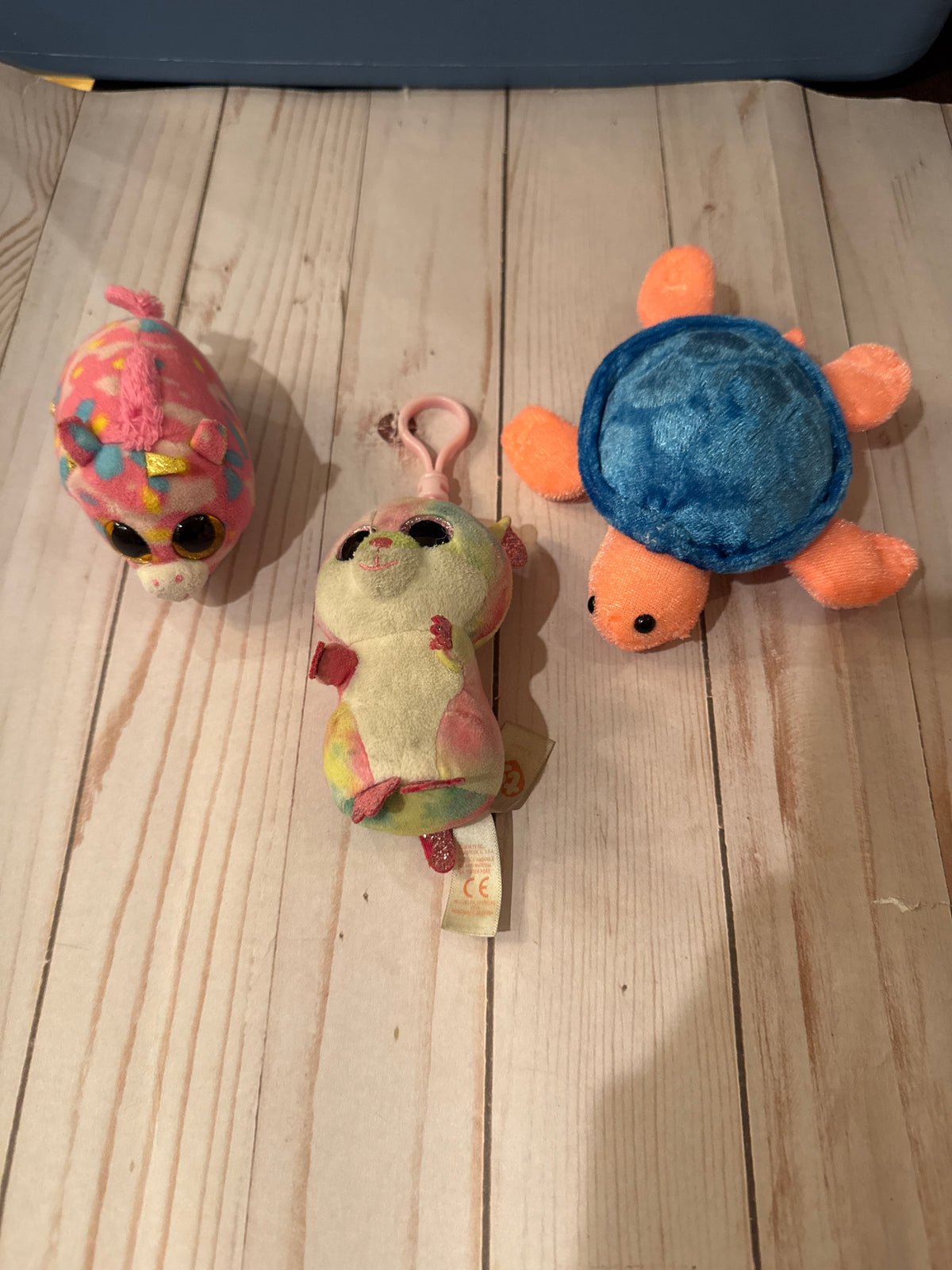 Lot of TY babies Turtle, keychain and