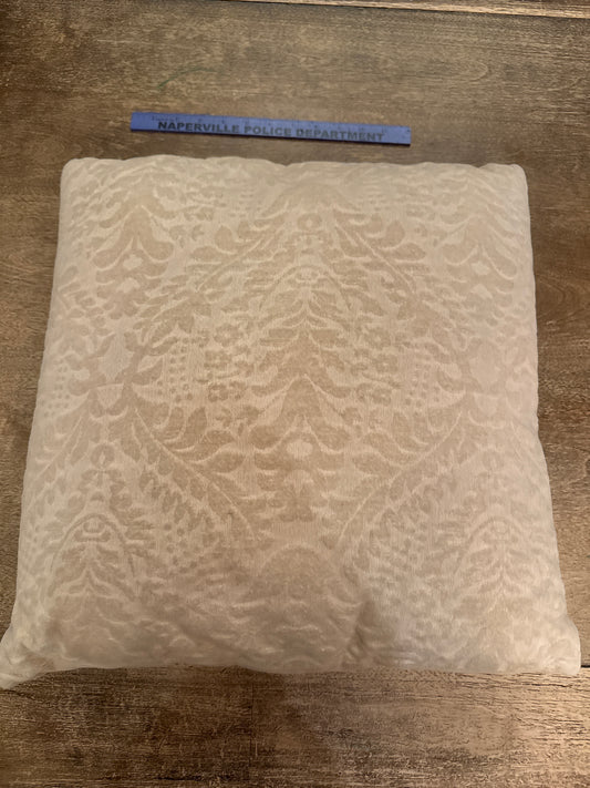 20x20 cream pillow