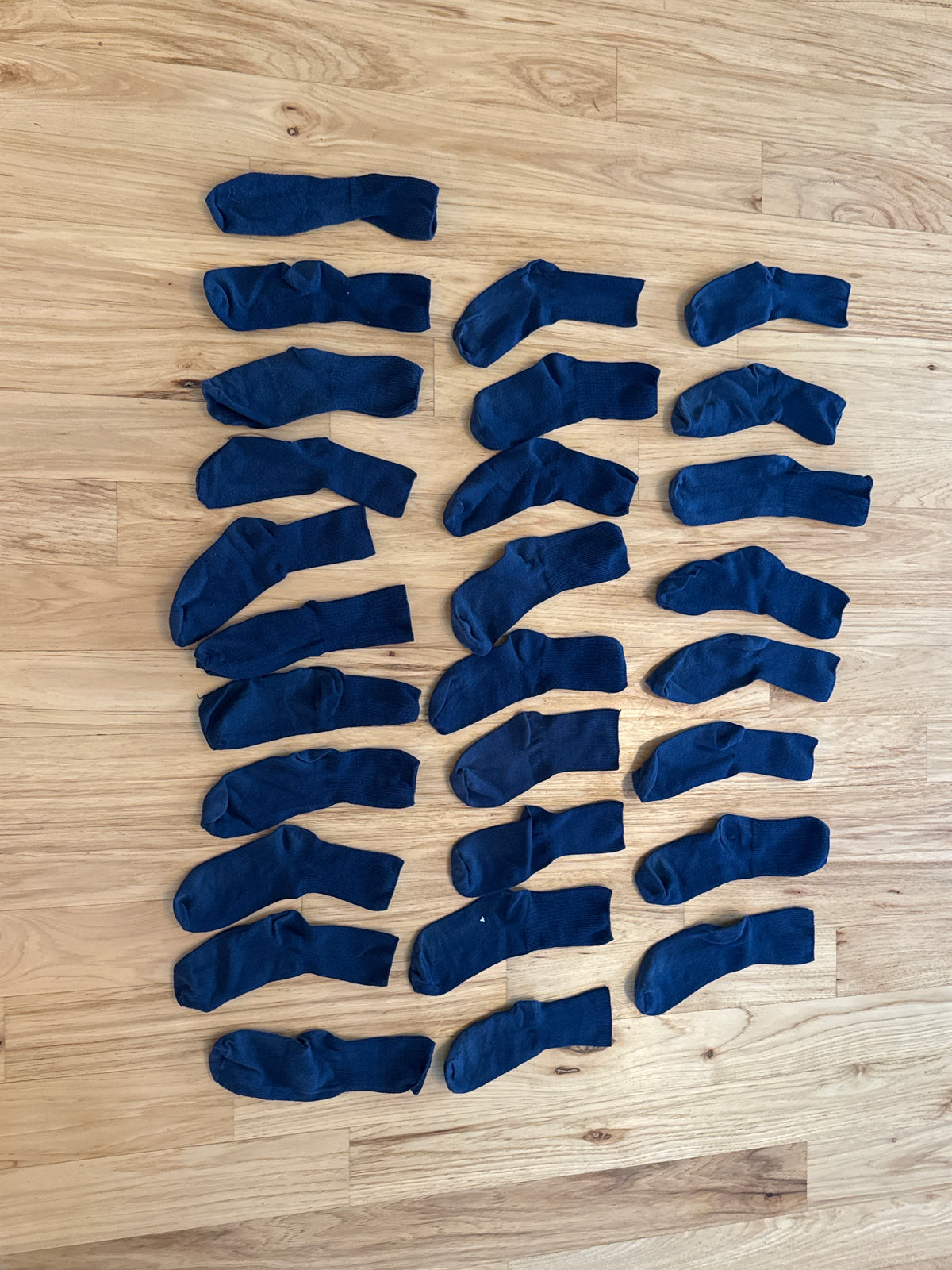 Toddler navy blue Crew socks - huge lot - size Toddler
