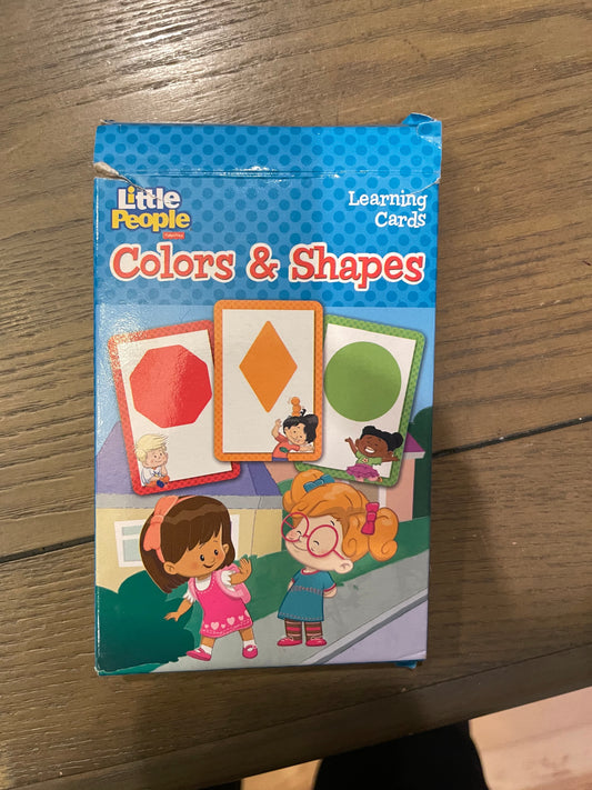 Little People - Colors & Shapes Flash Cards