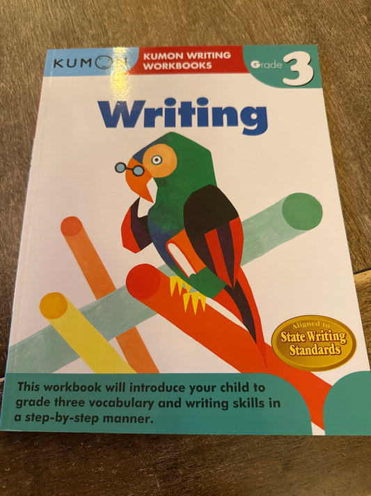 3rd grade Kumon writing Like new! Verb, nouns.