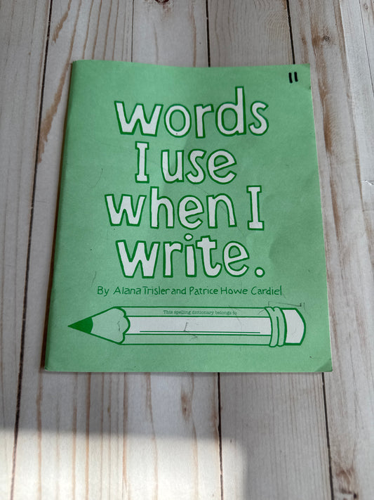 Handwriting Alphabet Journal - never used