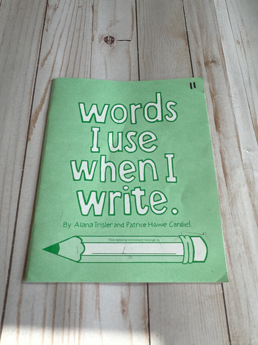 Handwriting Alphabet Journal - never used