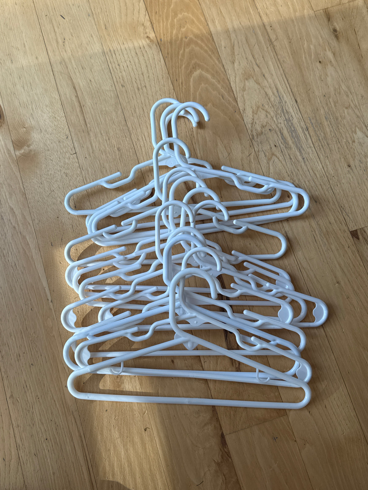 Lot of 14 white toddler Hangers