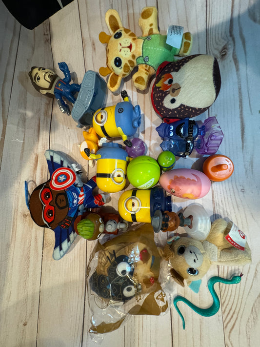 Misc. Bag Full of Many Toys 4 Flights,Car, Play