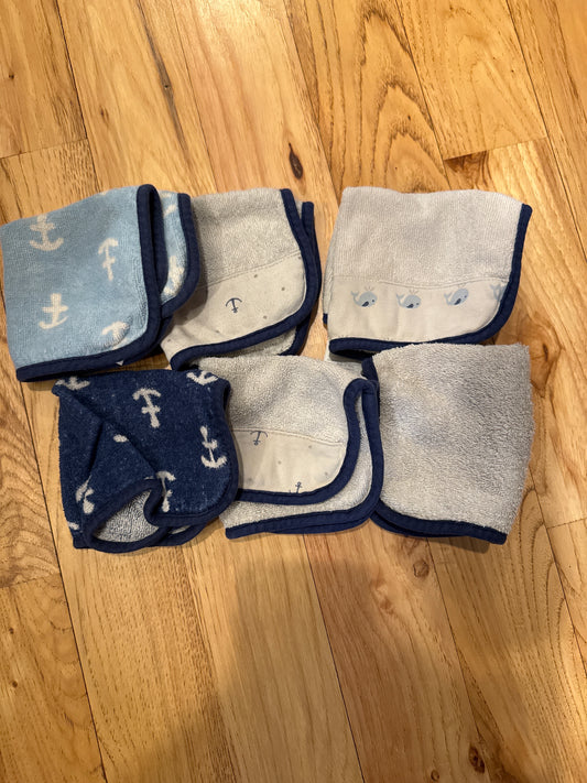 Baby Wash Cloths Nautical Theme