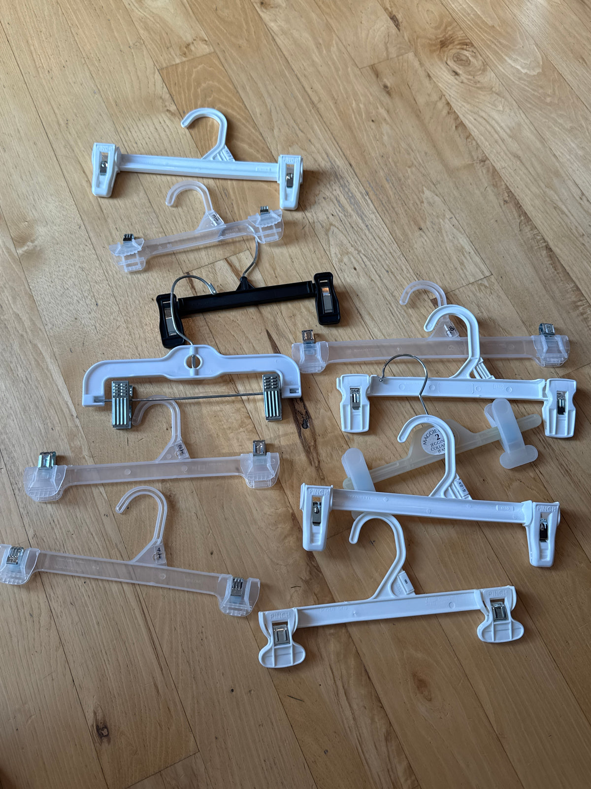 11 toddler and youth Pant hangers