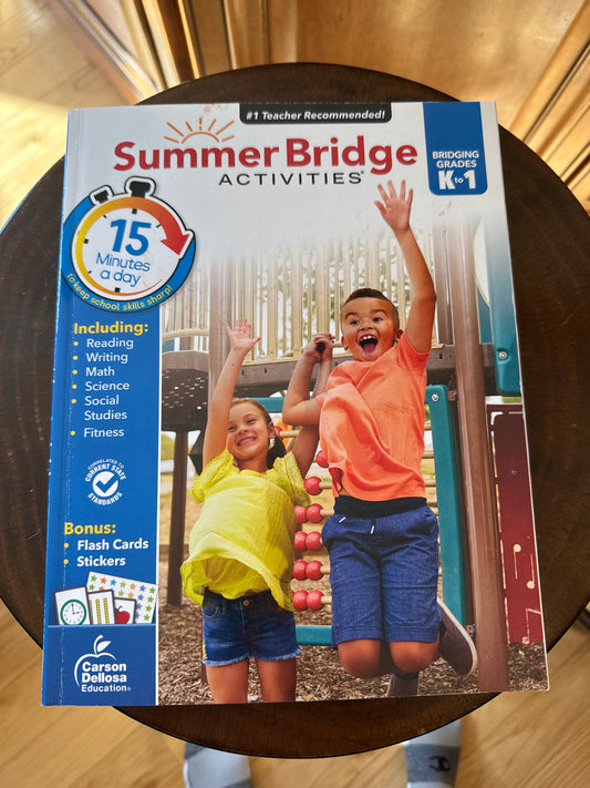 Summer bridge book K - 1st grade