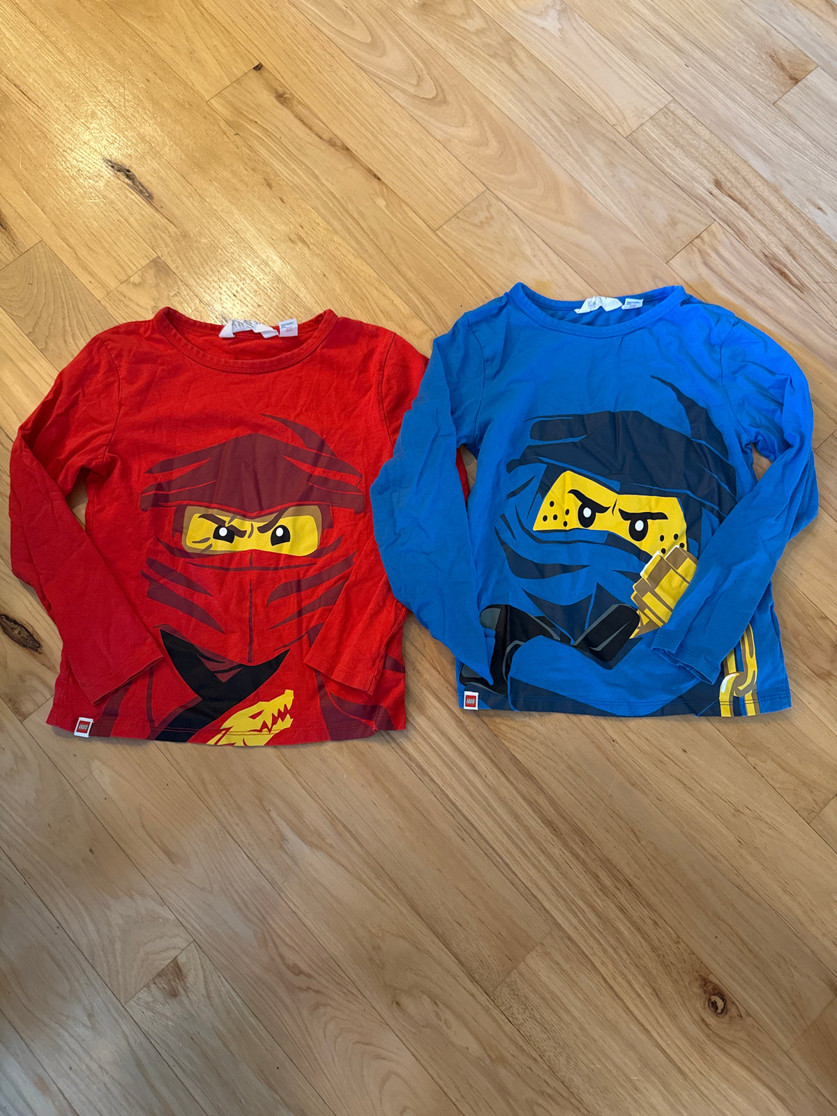Ninjago long sleeve tees 6x/7 - H&M brand - size Youth - 6 (S)