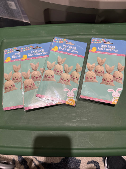 Easter Bunny Treat Sacks -Total of 21 bags