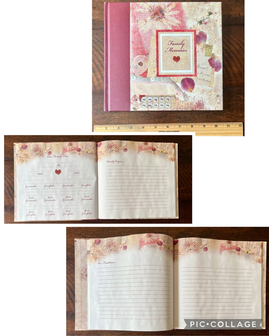 Family Memories book -blank- ready for you!