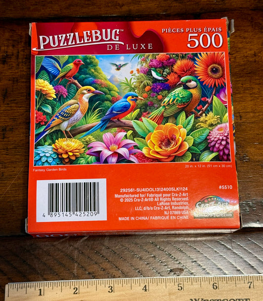 Fantasy Garden Birds -500 pieces