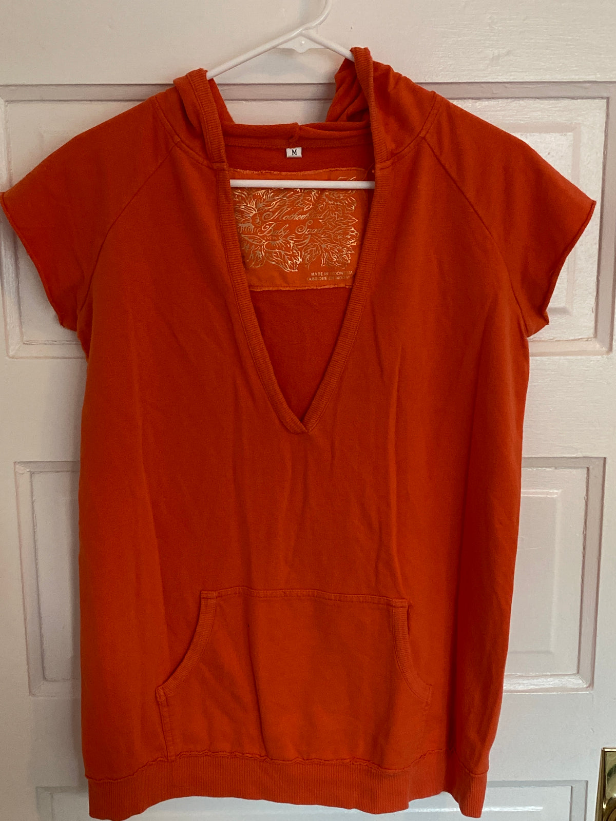 Motherhood Baby Sport ORANGE SS Hoodie, pocket - size Women - M (8/10)